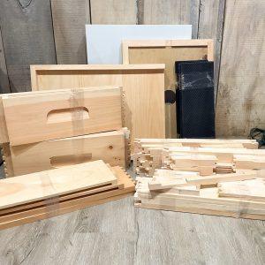 Pura Pine 10 Frame Unssembled 3 Medium Brood Kit