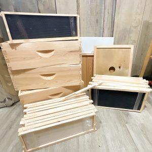 Cypress 10 Frame Assembled 1 Deep 1 Medium Brood / 1 Medium Super Hive Kit