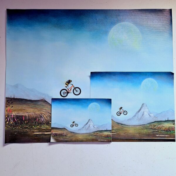Mountain Play Bee Print