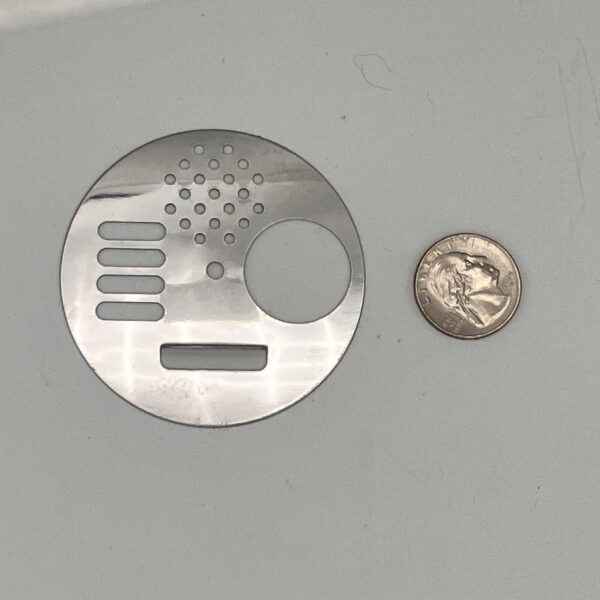 Metal Nuc Entrance Disc 2 5/8"