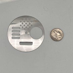 Metal Nuc Entrance Disc 2 5/8"