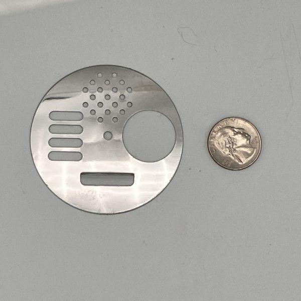 Metal Nuc Entrance Disc 2 5/8"