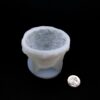 Skep with Bees and Flowers Wax Candle Mold