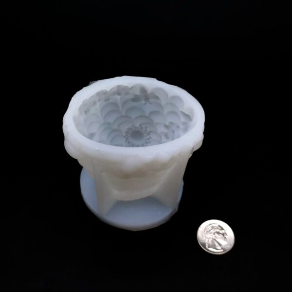Skep with Bees and Flowers Wax Candle Mold