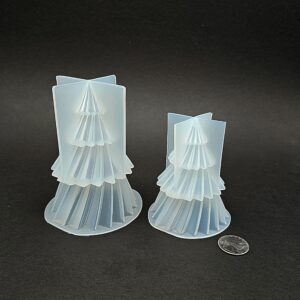 Origami Tree Wax Candle Mold