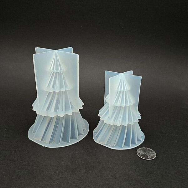 Origami Tree Wax Candle Mold