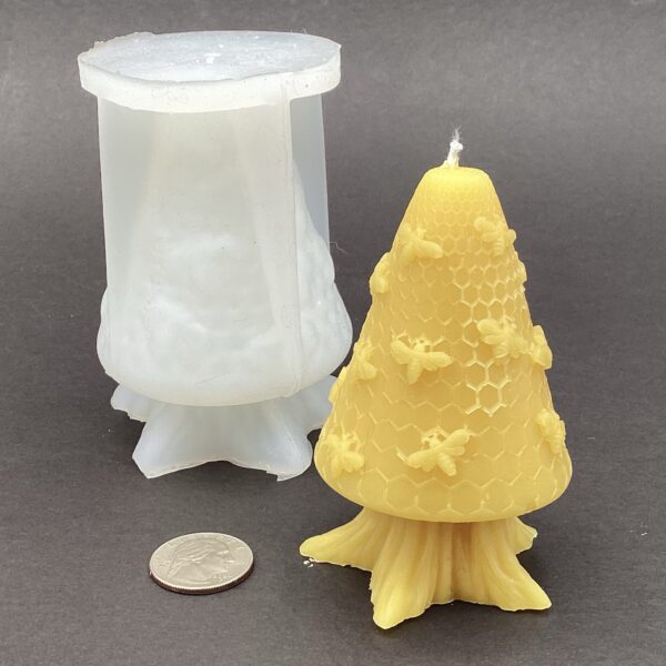 img_0714 Skep Tree Candle Wax Mold