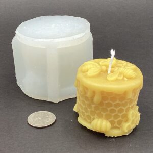 img_0729 Bee and Honey Icing with Hexagon Pillar