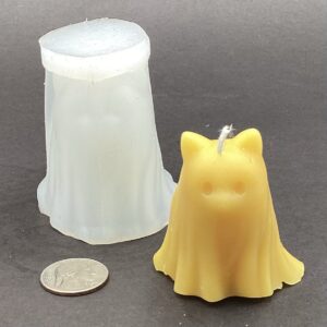 img_0758-2 Cat Ghost Candle Wax Mold