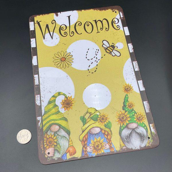 Welcome Metal Sign