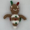 Handmade Crochet Holiday Bee - Gingerbread Bee