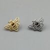 Bee Lapel Pin - Stainless Steel