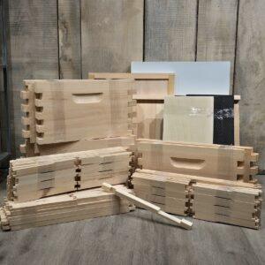 Amish Pine 10 Frame Unassembled 3 Deep Full Hive Kit