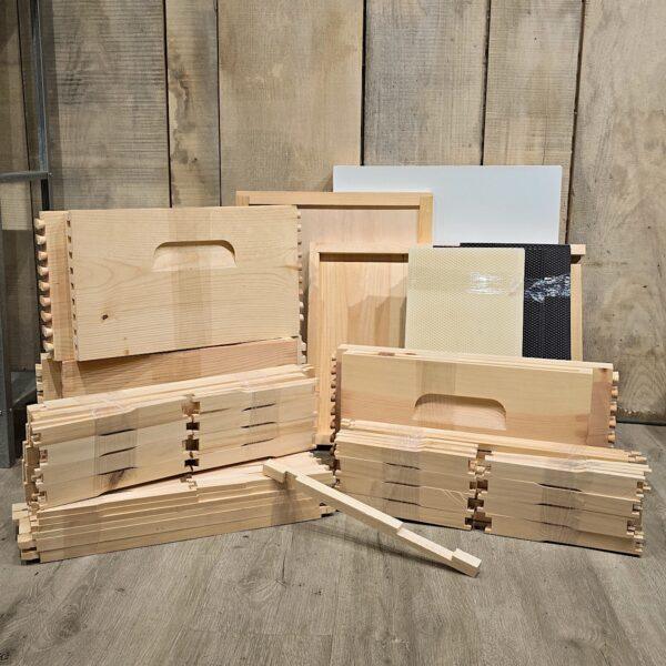 img_3194 Pura Pine 8 Frame Unassembled 3 Deep Full Hive Kit